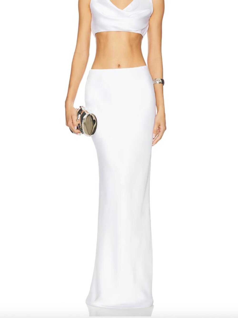 Norma Kamali Bias Obie Skirt - XS